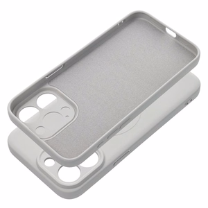 Чехол силиконовый Mag Cover (MagSafe) для iPhone 15 Pro Max титановый
