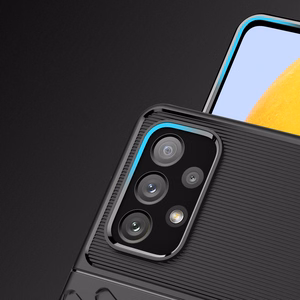 Thunder Case paindlik soomustatud kate Samsung Galaxy A73 musta värvi