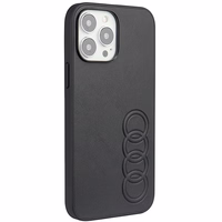 Audi Synthetic Leather iPhone 13 Pro Max 6.7" must/must hardcase AU-TPUPPCIP13PM-TT/D1-BK