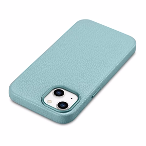 iCarer Litchi Premium nahkümbris iPhone 14 Magnetic Leather Case MagSafe rohelisega (WMI14220709-GN)