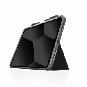 STM Dux Plus - vastupidav ümbris iPad 11" (2025) / 10.9" (2022) MIL-STD-810G jaoks Apple Pencil hoidjaga (must) EDU/COM versioon