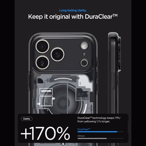 Spigen Ultra Hybrid MagSafe Zero One ümbris iPhone 18 Pro / 17 Pro jaoks, must