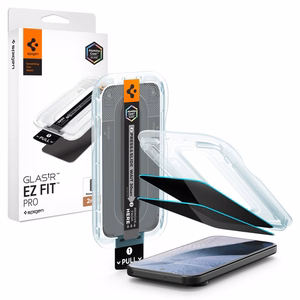 Spigen Glas.tR EZ Fit Pro HD Privacy 2 privaatsusfiltriga kaitseklaasi komplekt mudelile Google Pixel Pro 9 Pro XL / 10 Pro XL / 11 Pro XL