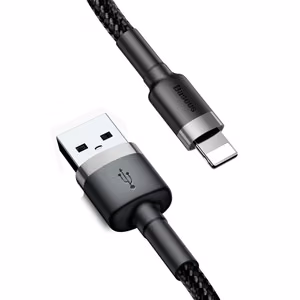 Baseus Cafule USB – Lightning kaabel 2A, 3 m, must/hall