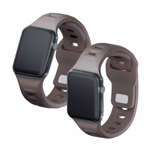 3mk silikoonrihm Apple Watchile, 42/44/45/46/49 mm, Taupe, suur suurus