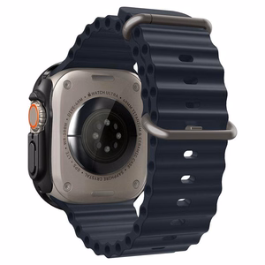 Spigen Thin Fit 360 ümbris Apple Watch Ultra 49 mm jaoks, must