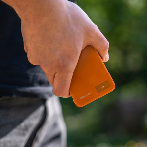 Blavec akupank 10000mAh BJ-04 Slim 13,5mm - Type C - 22,5W magnetiline Magsafe 3 in 1 (PBBJ04-MC10O) oranž klaas