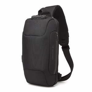 Wozinsky Premium Single Shoulder Anti-Theft City Backpack koos Organizer and USB - must