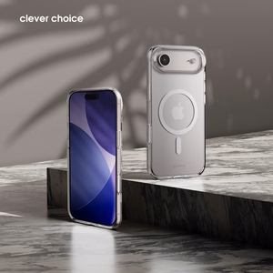 Crong Clear MAG Cover MagSafe ümbris seadmele iPhone Air, läbipaistev