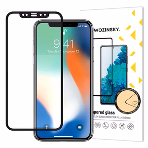 Screen protection glass "Wozinsky 5D Full Glue" Apple iPhone XS Max/11 Pro Max case-friendly black