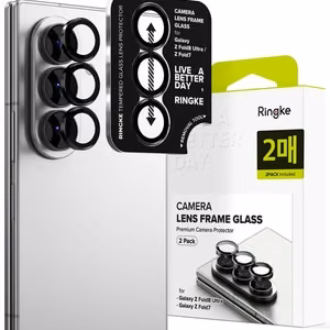 Ringke kaameraraami kaitse mudelile Samsung Galaxy Z Fold 7/8 Ultra, 2 tk – must