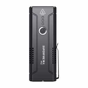 Superfire M12 flashlight - 8000lm, 6 modes, veekindel