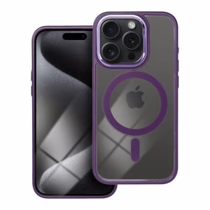 COLOR EDGE MAG COVER Ümbris compatible with MagSafe jaoks IPHONE 15 Pro deep lilla
