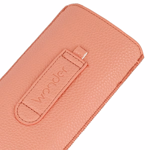 WONDER Deko Pouch Case (Size M) for Iphone 5/Nokia 215 4G/225/5310 2020 peach