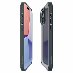 Spigen Ultra Hybrid iPhone 15 Pro Max Ümbris - tumeroheline
