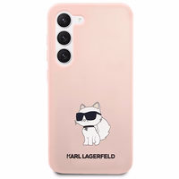 Karl Lagerfeld KLHCS23MSNCHBCP S23+ S916 hardcase roosa/roosa Silicone Choupette