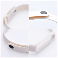 Silikoon strap jaoks XIAOMI Mi Band 5 / 6 / 7 sand (11)