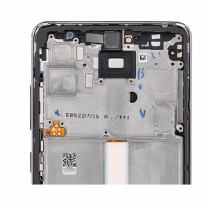 AMOLED LCD-дисплей FIXCELL с рамкой для SAMSUNG A52 4G/5G, черный (замененное стекло)