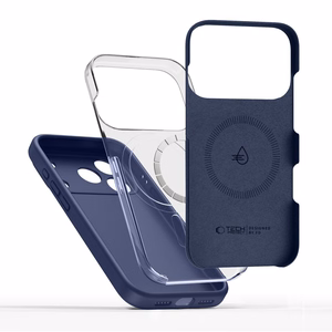 Tech-Protect Silicone MagSafe Ümbris jaoks iPhone 17 Pro Max - Navy sinine