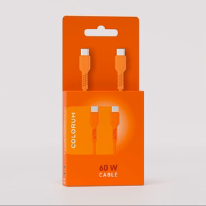 COLORUM kaabel USB-C - USB-C 1,8m 3A CK60-CC-10 xOrange