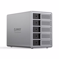 Orico 9858T3 5 Big DAS Solution ProThunder kettamassiiv Thunderbolt 3-ga 5 x 2.5"/3.5" SATA HDD/SSD jaoks - hall