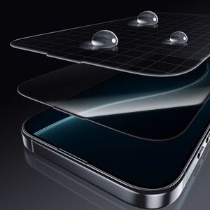 Закалённое стекло Benks Glass Warrior Privacy для iPhone 17/16 Pro чёрное