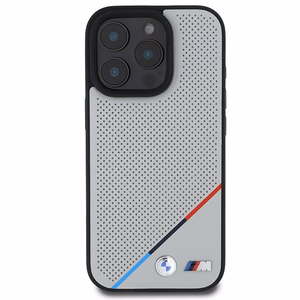 BMW M Perforated Tricolor Line MagSafe Ümbris jaoks iPhone 16 Pro - hall
