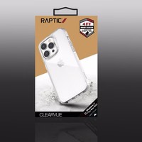 Raptic X-Doria Clearvue ümbris iPhone 14 Pro Max tagakate läbipaistev