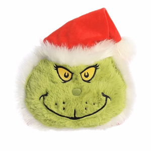 Grinch Spudsters jõuluvana kostüümis plüüslelu/padi, 25 cm