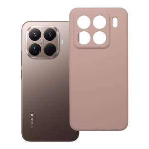 2 mm silikoonümbris kaamerakaitsega mudelile Xiaomi 15 PRO, liivaroosa