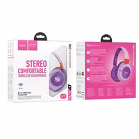 HOCO juhtmevaba bluetooth kõrvaklapid W43 purple