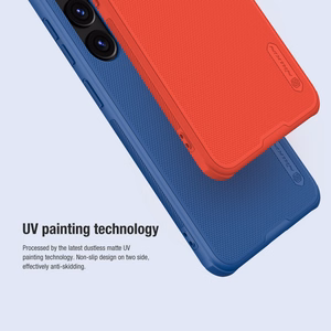 Nillkin Super Frosted Shield Pro armored ümbris jaoks Samsung Galaxy S24 - punane