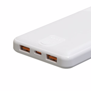 Wozinsky Wpower WPBBK-3 10000 mAh 10W akupank, 2x USB-A 2A, valge