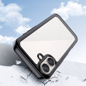 Outer Space Ümbris with Gel Frame jaoks iPhone 16 - Must