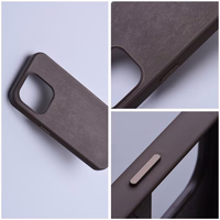 WOVEN MAG COVER Ümbris compatible with MagSafe jaoks IPHONE 13 Pro light brown