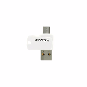 GOODRAM кардридер USB A + Micro USB ALL IN ONE M1A4 + карта памяти micro SD 64GB с адаптером SD