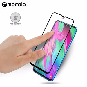 Mocolo 3D 9H Full Glue karastatud ekraanikaitseklaas seadmele Samsung Galaxy A40, musta raamiga