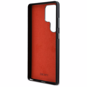 DKNY Leather Heart of NY Ümbris jaoks Samsung Galaxy S25 Ultra - Must