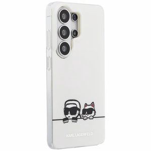 Karl Lagerfeld чехол IML Peekaboo Karl&Choupette MagSafe Samsung Galaxy S26 Ultra прозрачный