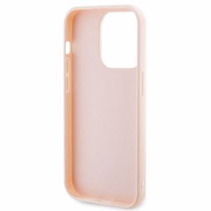 Karl Lagerfeld чехол для iPhone 15 Pro KLHCP15L3DMBKCP (3D Logo Glitter) розовый