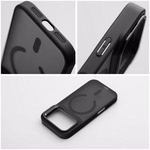 Case for iPhone 16 Forcell F-Protect Shadow Stand Premium compatible with MagSafe black