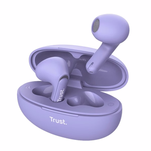 Trust Yavi Bluetooth TWS juhtmevabad nööpkõrvaklapid ENC-ga, lillad
