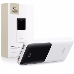Powerbank Tech-Protect PB01 10000mAh 22.5W - valge