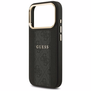 GUESS ümbris jaoks IPHONE 17 Pro compatible with MagSafe GUHMP17LPG4SEMCK (PU W/ 4G Stripe) must