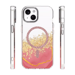 Epoxy Mag ümbris iPhone 15 6,1" roosa