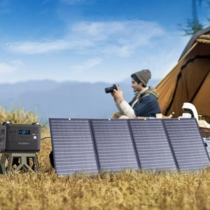 Choetech SC010 solar tourist Laadija, foldable, 160W - must