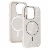 Magsafe Slim Shiny jaoks Iphone 15 hõbedane