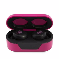 Guess GUTWST31EM TWS sininetooth headphones + magenta docking station