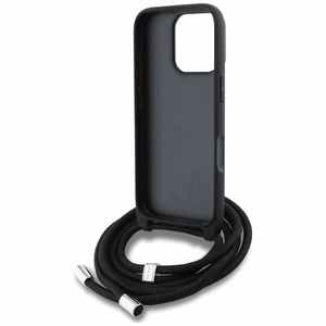 KARL LAGERFELD ümbris jaoks IPHONE 16 PRO MAX KLHCP16XPGGRMPCK compatible with MagSafe (CRSSBY Grained PU W/ Pattern & Logo) must