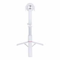 Selfie stick with Juhtmevaba remote control tripod compatible with MagSafe SSTR-C09 valge